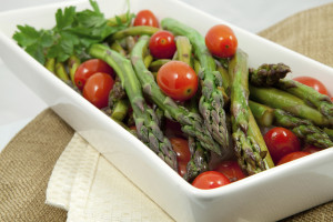Roasted Asparagus And Cherry Tomatoes